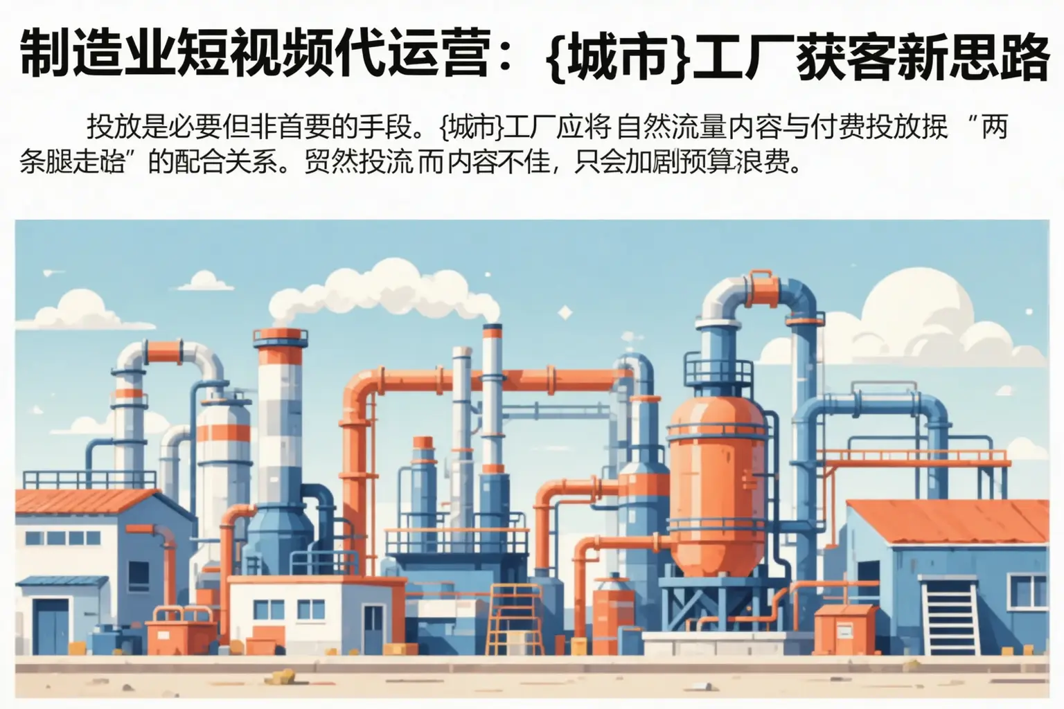 制造业短视频代运营：防城港工厂获客新思路