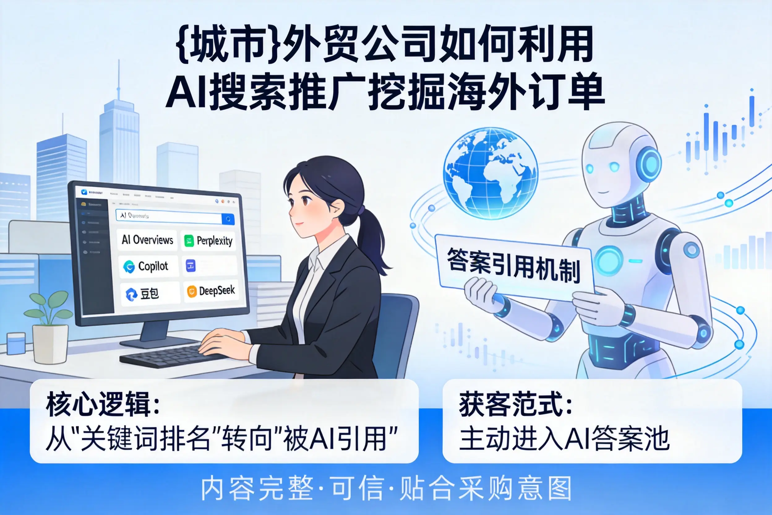 防城港外贸公司如何利用AI搜索推广挖掘海外订单
