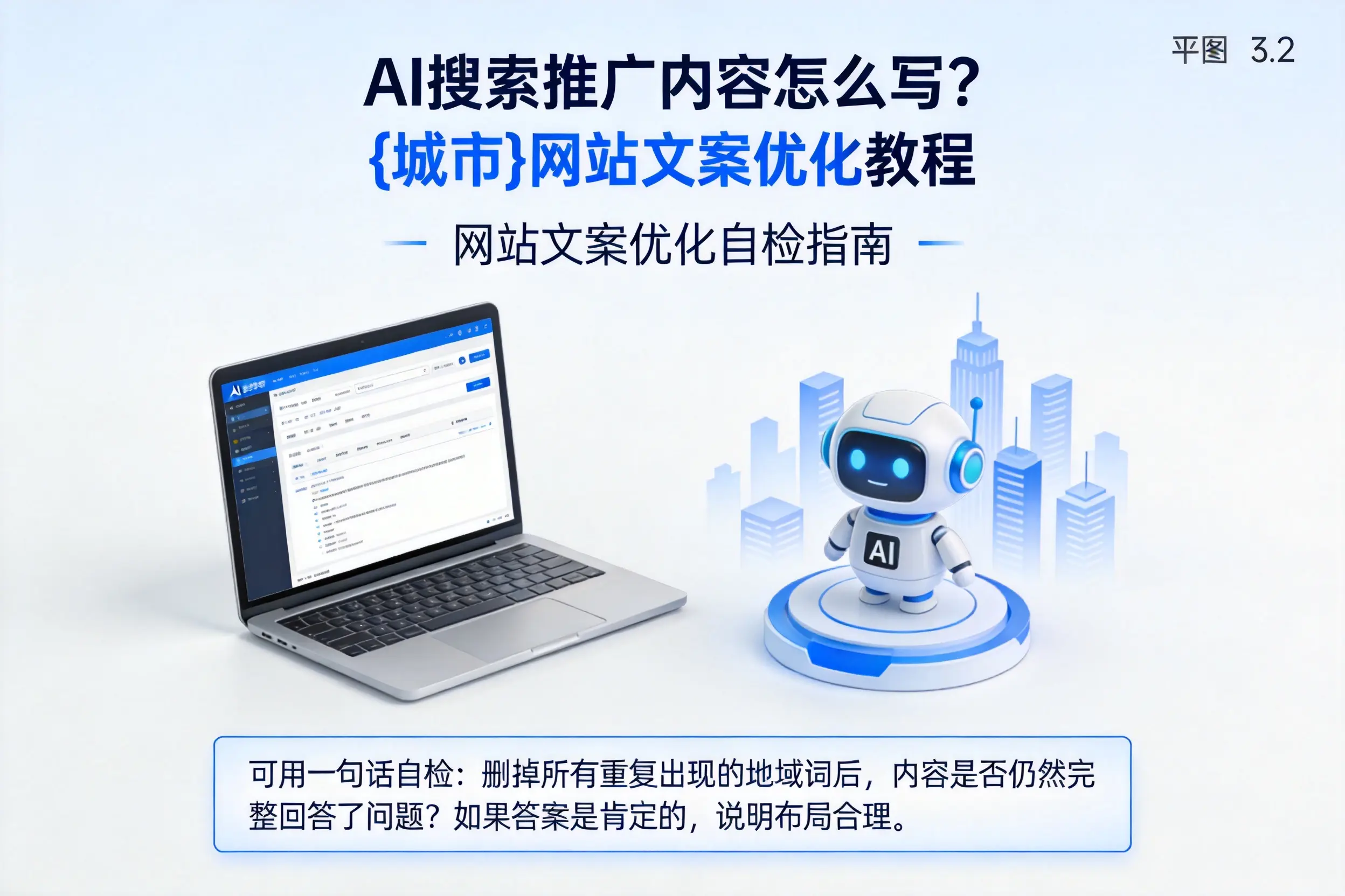 AI搜索推广内容怎么写？防城港网站文案优化教程