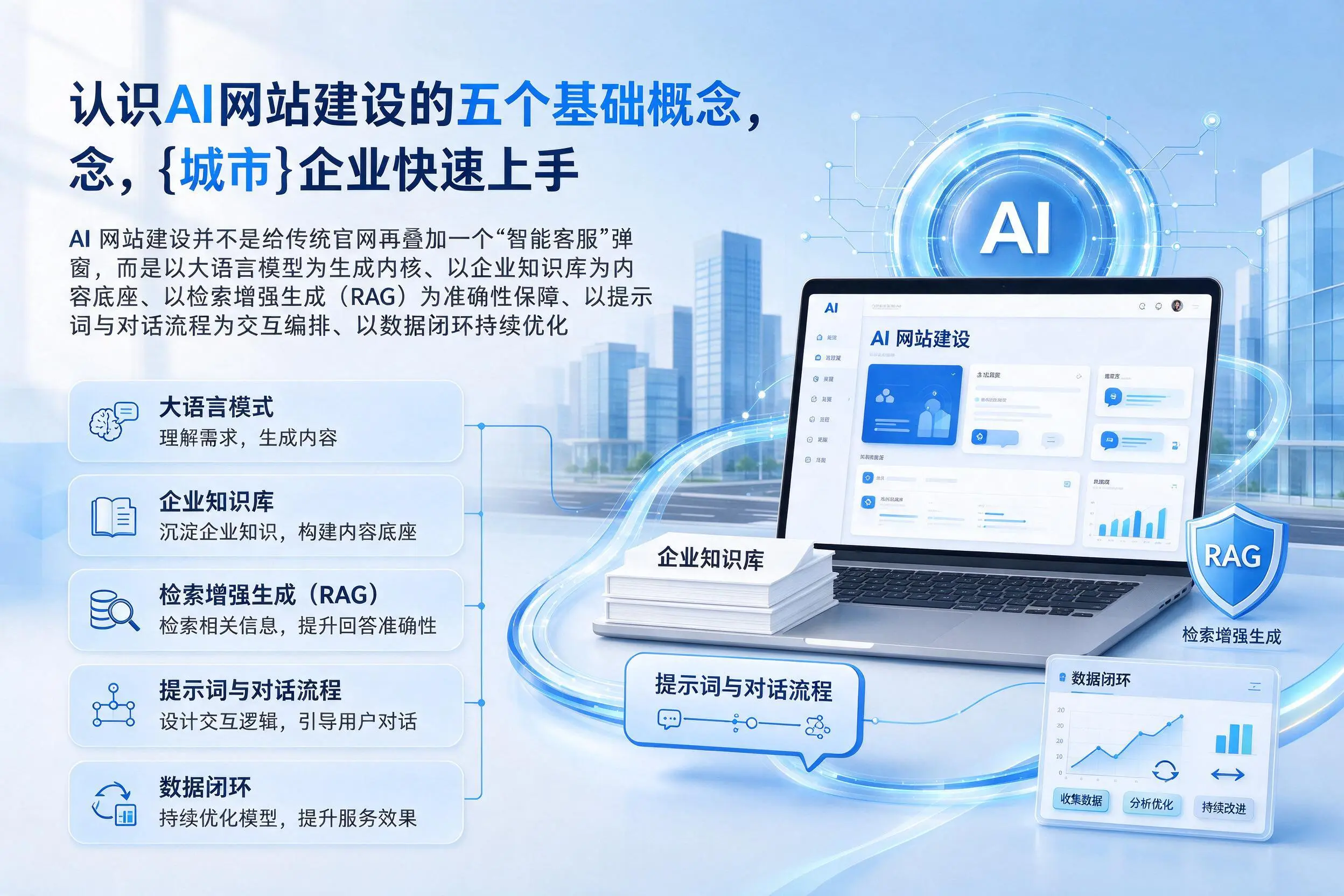认识AI网站建设的五个基础概念，防城港企业快速上手