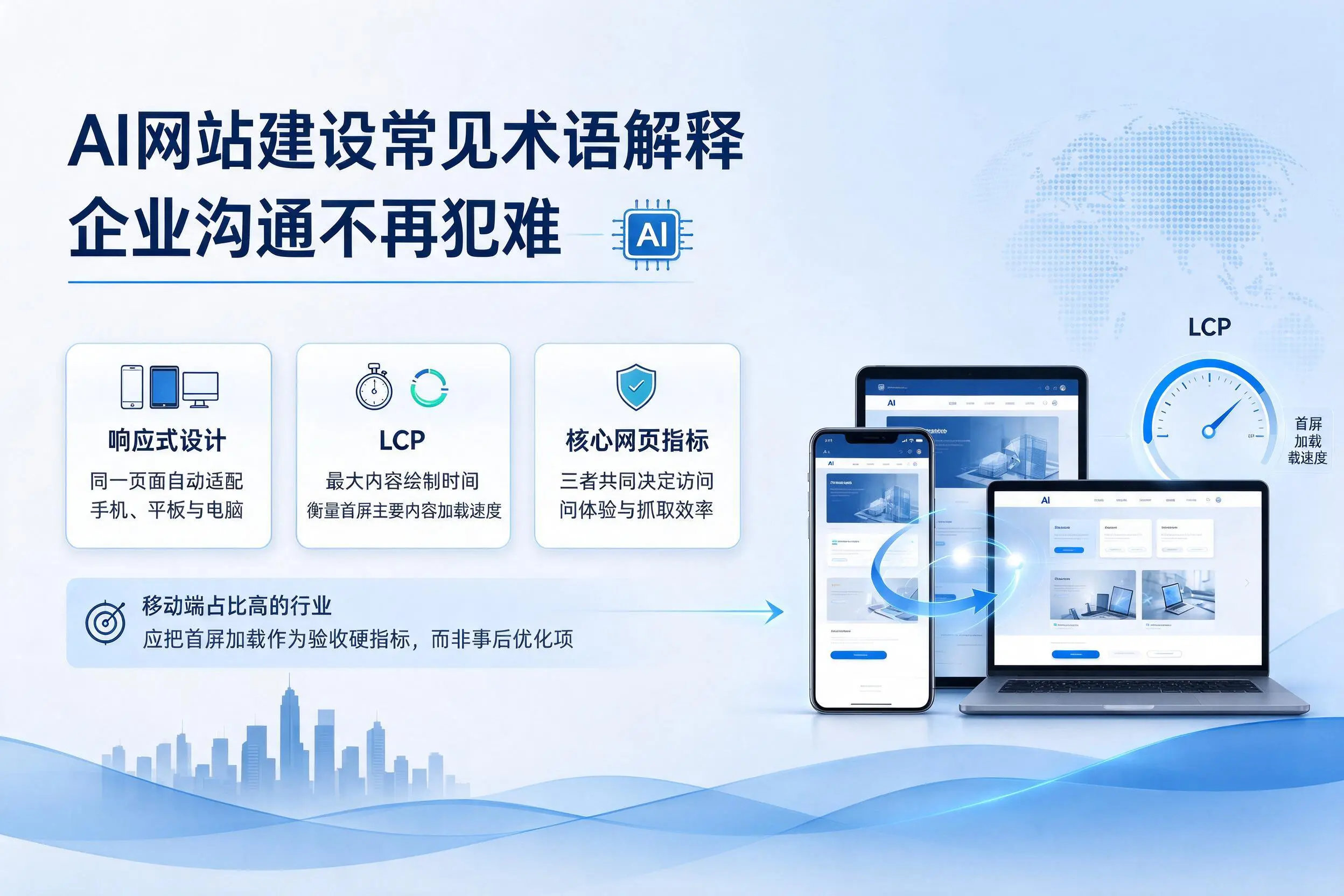 AI网站建设常见术语解释，防城港企业沟通不再犯难