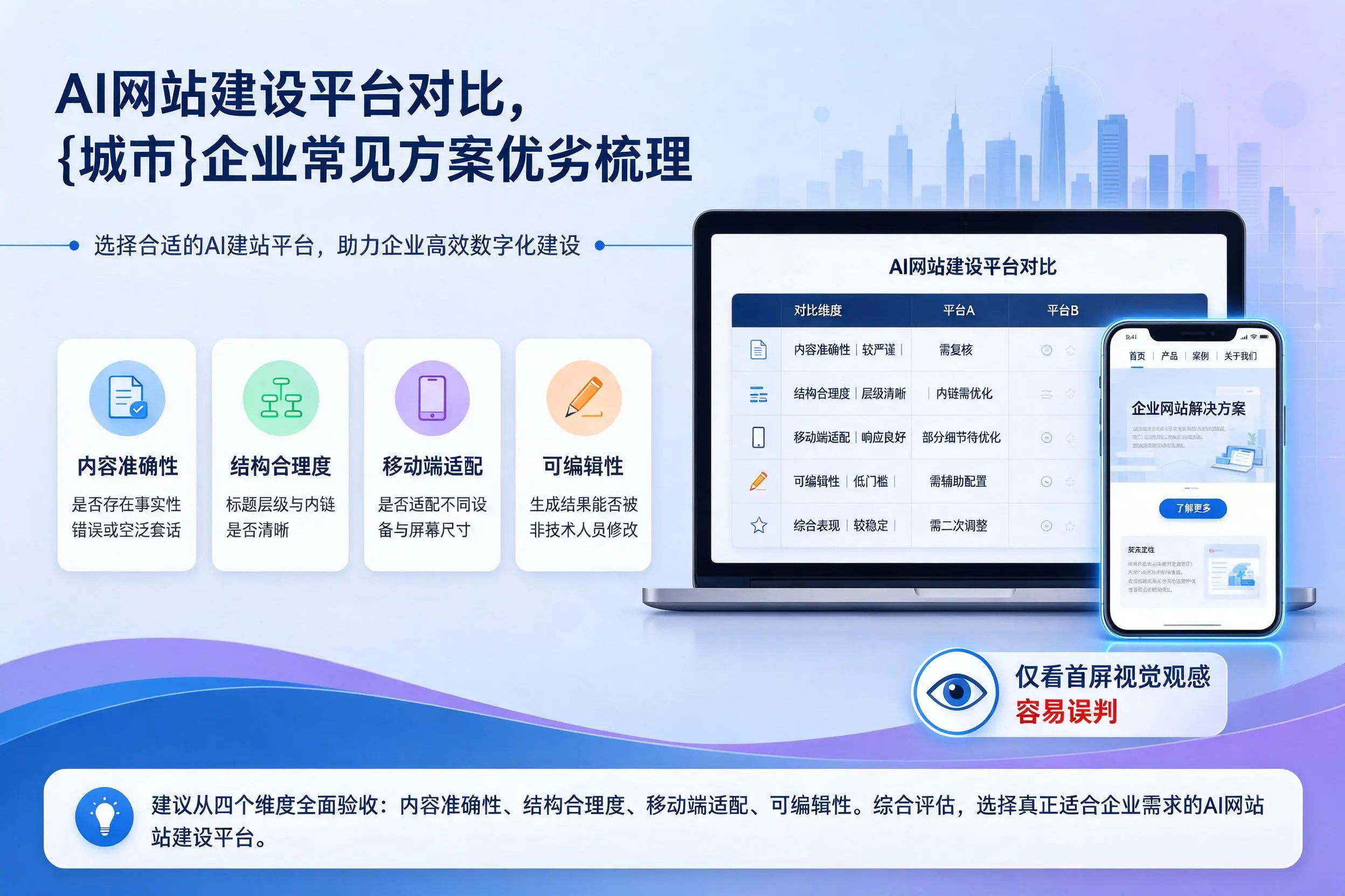 AI网站建设平台对比，防城港企业常见方案优劣梳理